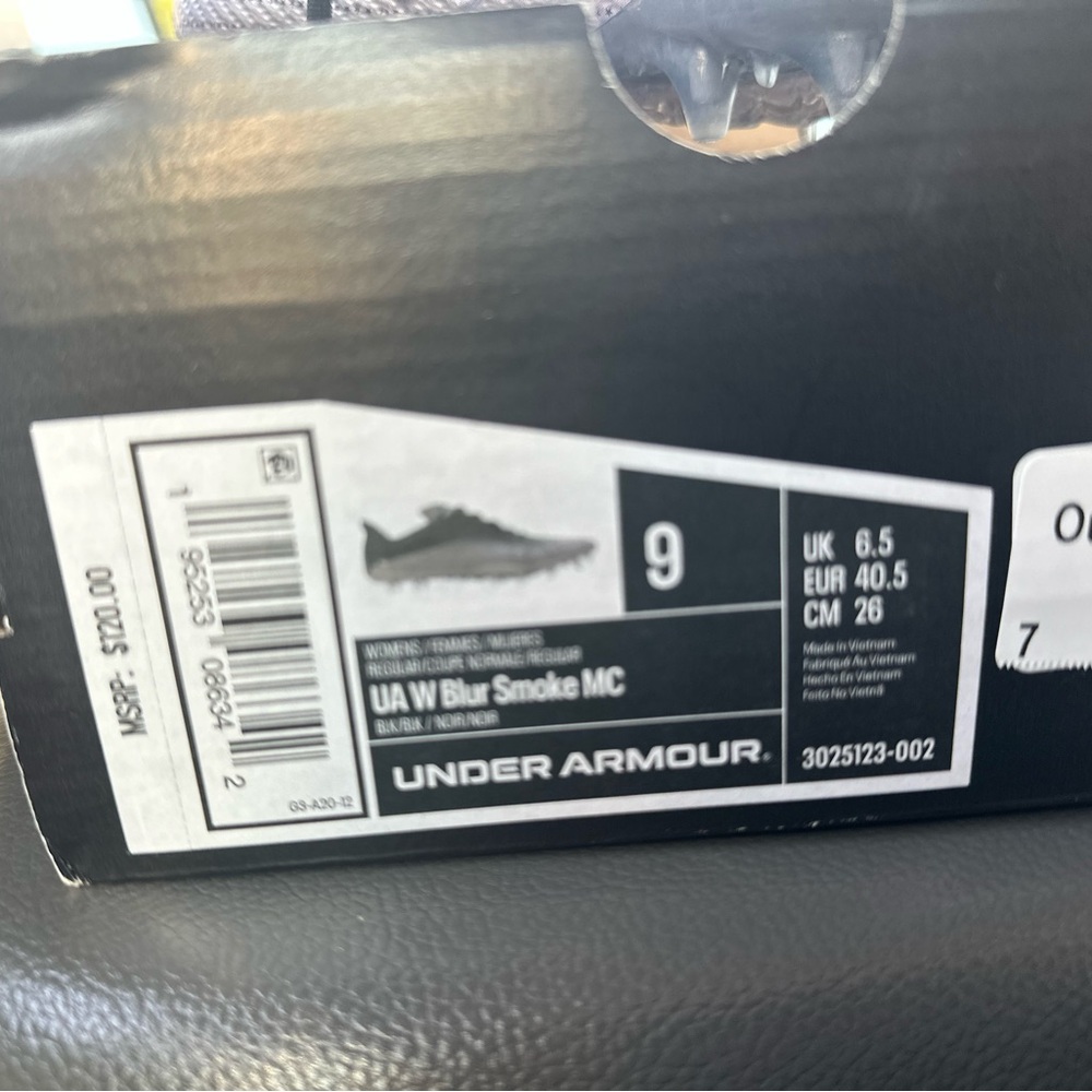 Under Armour Men's Blur Smoke MC Black Athletic Shoes
